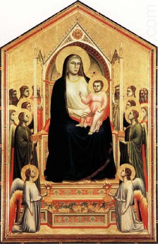 Madonna in Majesty, GIOTTO di Bondone